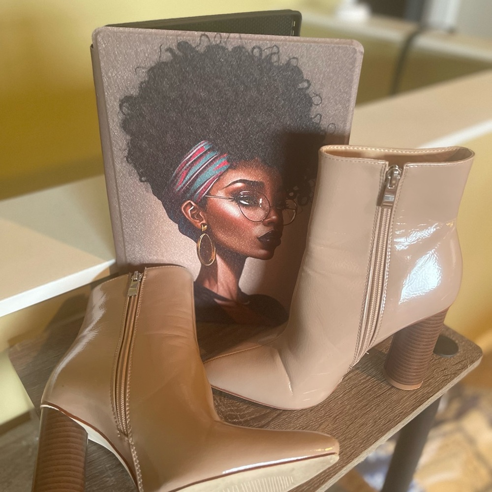 Beige Ankle Boots